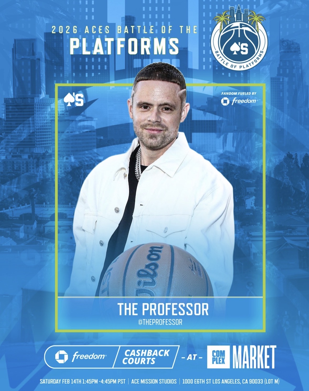 Professor × Chase Bank campaign
